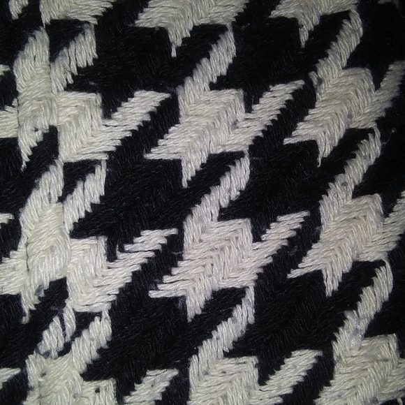 Yoki Houndstooth Faux Leather Accent Moto Small - Picture 8 of 15